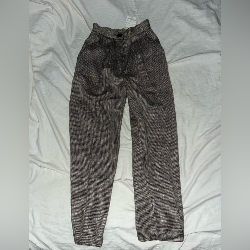 Ganni Brown Corduroy Pants Relaxed Fit (Size 6)